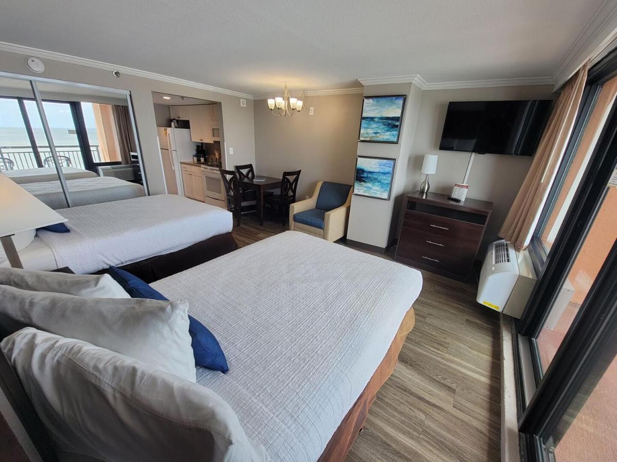 Direct Oceanfront Suite Caravelle Resort 615 Sleeps 4 Guests Myrtle Beach Exteriör bild